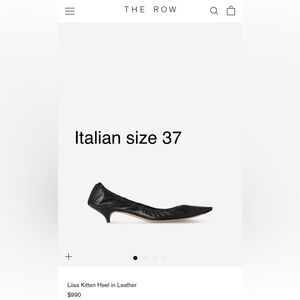 The Row Liisa Kitten pump 37